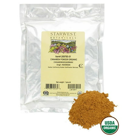 Best Starwest Botanicals - Bulk Cinnamon Powder Organic - 1 lb. deal