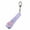 C, variant on Cat Paw LED Flashlight, USB Rechargeable, Portable Keychain Design with 3 Light Ports, Pink/White