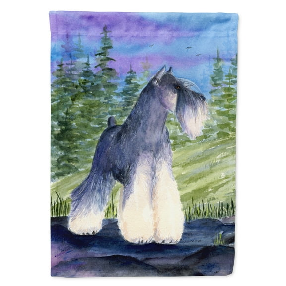 Caroline's Treasures SS1061-FLAG-PARENT Schnauzer Flag, , multicolor