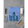 thumbnail image 3 of July 4Th Independence Day U.S. T-Shirt Men -Image by Shutterstock, Male x-Large, 3 of 4
