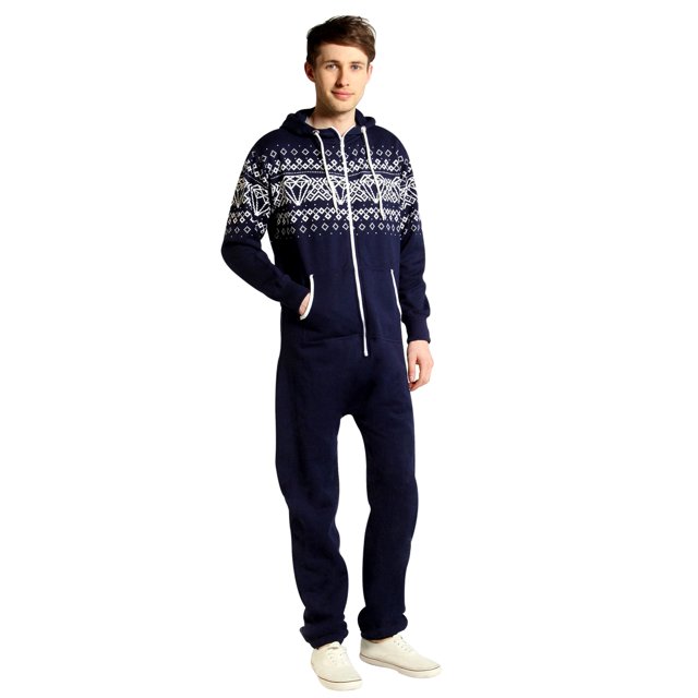Men's Fashion One Piece Jumpsuit Overall Printed Playsuit