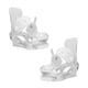 thumbnail image 2 of Fijaciones de Snowboard para Adultos, Equipo de Esquí con Correas Huecas, Fáciles de Usar Y Ajustables, Deportes de Patinaje, Equipo de Snowboard Blanco, 2 of 9