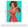 thumbnail image 3 of Manta de dibujos animados de Elena de Avalor, suave y acogedora manta de felpa para niños, niñas y adultos jóvenes, cálida manta de franela para sala de estar, dormitorio, sofá cama de 50 x 60, 3 of 8