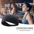 thumbnail image 1 of Diadema deportiva para hombres y mujeres, banda elástica para el cabello de secado rápido (negro) Tmvgtek Otros Deportes y Recreación, 1 of 9