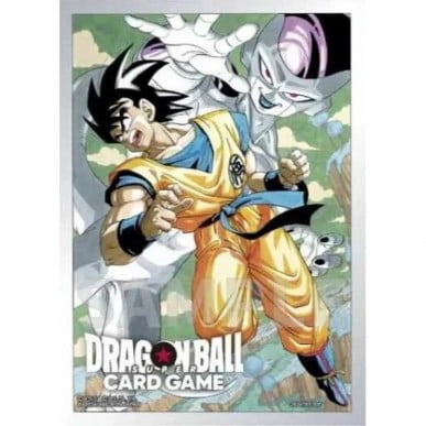 Dragon Ball Super Card Game Fusion World Official Card Sleeves Son Goku and Frieza (64 Count) – Standard Size – Factory Sealed