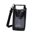 thumbnail image 4 of Bolsa seca impermeable para teléfono, bolsa flotante para kayak, bolsa deportiva para exteriores, bolsa de lona enrollable Negro, 4 of 8