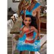 thumbnail image 3 of Vestido de manga corta con escote en V, estilo casual de calle, ropa de mujer, vestido de princesa Elsa de Disney Frozen, estampado para mujer, 3 of 5