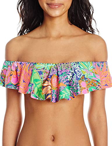ruffle bandeau bikini
