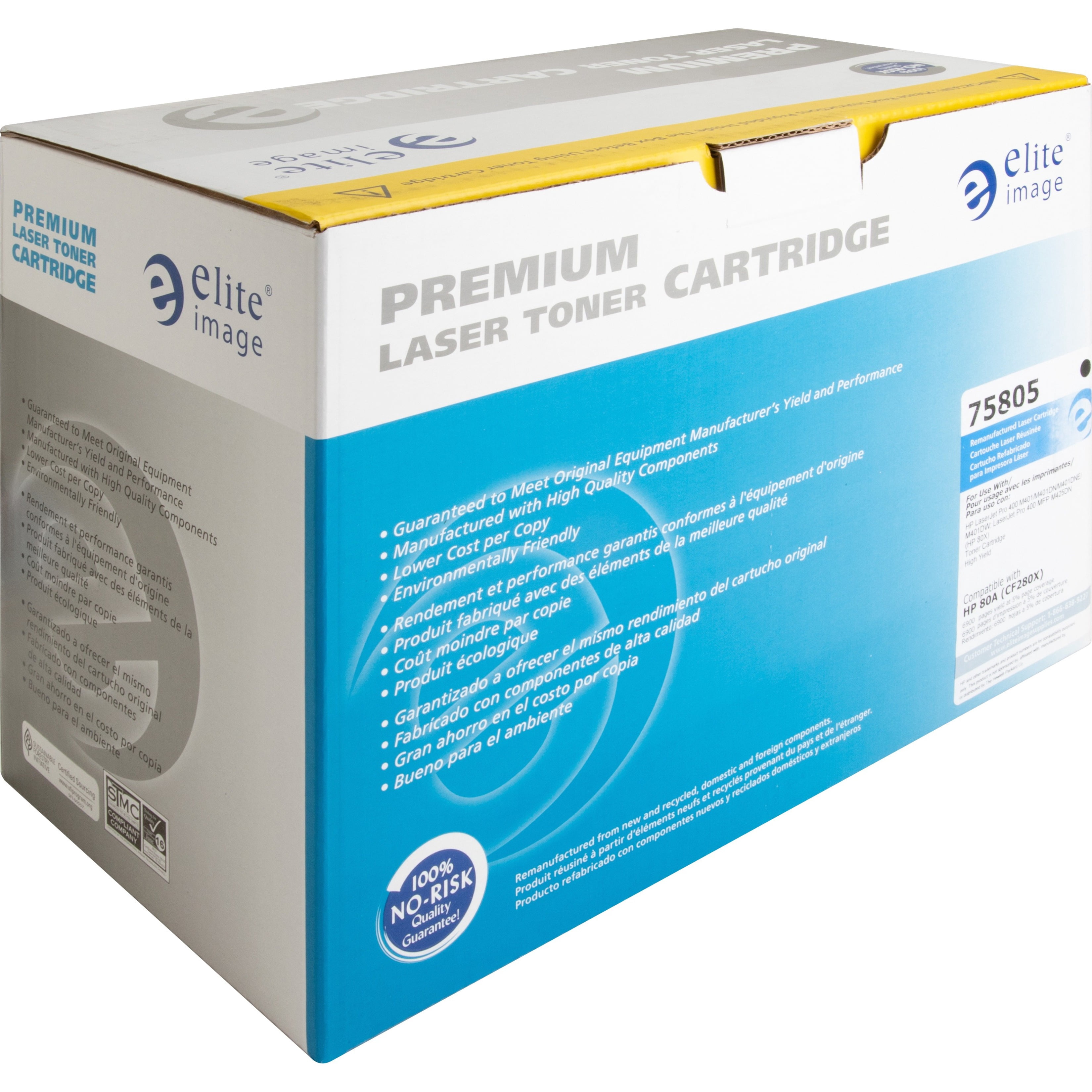 Elite Image, ELI75805, 75805/06 Remanufactured Toner Cartridges, 1 Each