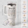 thumbnail image 3 of Christian Gifts for Women, Inspiration Gifts Tumbler 40oz Stainless Steel Insulated with Handle and Straw - Mother''s Day Birthday Religious Gifts for Mom, Friend, Sister, Grandma, 3 of 6