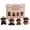 A#200804HH, variant on 7.87" 3D Highland Cattle DIY Craft Kit, Cute Cow Figurine Making Set, Complete Beading Supplies with Tutorial, Desktop Ornament Handcraft Kit for Adults Beginners