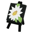 thumbnail image 3 of Creative Mark Ultra Mini Black Stretched Canvas & Black Wood Easel for SmAll Paintings - 3x3 inch [20 pack] Perfect to Paint or Displaying SmAll-scale Arts and Crafts, 3 of 5