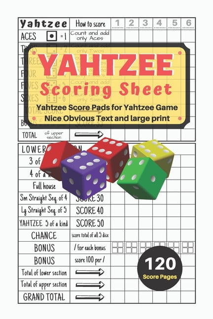 yahtzee scoring sheet v11 yahtzee score pads for