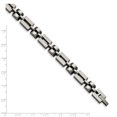 thumbnail image 3 of Stainless Steel Brushed and Polished Bracelet, 3 of 7