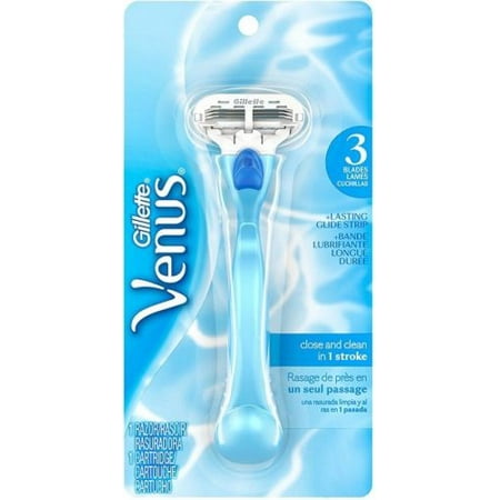 Gillette Venus Blue 3 Blade Razor 1 Count Each