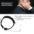thumbnail image 3 of Auriculares de garganta fáciles de usar de alta auriculares con walkie talkie diseño de reducción de ruido de plástico ABS para corredores Guardia de seguridad, 3 of 8