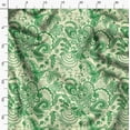 thumbnail image 3 of Soimoi Pure Silk Green Fabric By the Yard - 42 Inch Wide - Paisley Pattern Fabric - Botanical and Elegant Designs for Various Uses Printed Fabric, 3 of 6