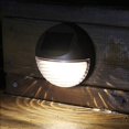 thumbnail image 5 of Luces solares de pared para iluminación de cubierta - Paquete de 4 luces cálidas para marcador de camino de paso de muelle solar inalámbrico al aire libre para iluminación de camino de entra, 5 of 5