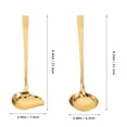 thumbnail image 2 of Hemoton Stainless Steel Gravy Spoon and Saucing Ladle for Kitchen Use, Ideal for Serving Sauces, Oils, and Cooking Scoops, 2 of 8