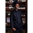 thumbnail image 1 of Uncommon Threads 0427-0106 Classic Knot With Mesh Chef Coat in Black - 2XLarge, 1 of 5