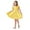 Yellow, variant on TAIAOJING Toddler Child Mesh Dress Solid Color A-Line Stylish Little Girl Dress Boho 5-6Y