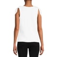 thumbnail image 5 of Time and Tru Women's Tie Strap Tank Top, 5 of 5