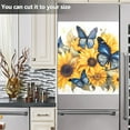 thumbnail image 5 of Butterflies Sunflowers Dishwasher Magnetic Covers Magnet Sticker Kitchen Decor Dishwasher Refrigerator Front Door Covers Decorative Magnetic 23" x 26", 5 of 5