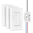 thumbnail image 1 of Kit de interruptores inalámbricos de pared DEWENWILS 10A/1200W, paquete de 3, 1 of 7
