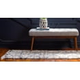 thumbnail image 4 of Rugs.com Athena Shag Collection Rug – 2' 2 x 6' Runner Beige Shag Rug Perfect For Hallways, Entryways, 4 of 9