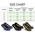 thumbnail image 5 of Deago Women's Foldable Ballet Flats Bowknot Round Toe Comfort Light Weight Slip-On Dress Shoes (Blue), 5 of 10