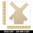 thumbnail image 2 of Dutch Windmill Wood Shape Unfinished Piece Cutout Craft DIY Projects - 6.25 Inch Size - 1/8 Inch Thick, 2 of 7