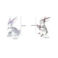 thumbnail image 3 of pdqouc Cute Cartoon Clear Glass Bunny Ornaments Creative Birthday Gift Glass Animal Table Top Decoration Rabbit Shape Bedroom Decoration Gift for Children, 3 of 6
