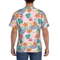 thumbnail image 2 of Naloa Tropical Plants Men's T-Shirt Sport T-shirt Men's Basic Tee Casual Men's Shirt, Round Neck, Short Sleeves - 3X-Large, 2 of 5