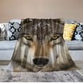 thumbnail image 2 of ONETECH  Wolf Blanket Print Comfort Soft Warm Throw Blanket for Couch Sofa Bed, 2 of 6
