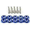 thumbnail image 1 of 10Pcs M6 Washers & Bolts Bumper Nut Car Engine Screw Blue, 1 of 8