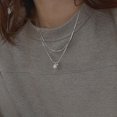 thumbnail image 4 of Nerawing Elegante Collar de Perlas para Mujer - Collar de Cadena de Oro Blanco en Capas para Mujer Collar con Colgante de Perlas, 4 of 5