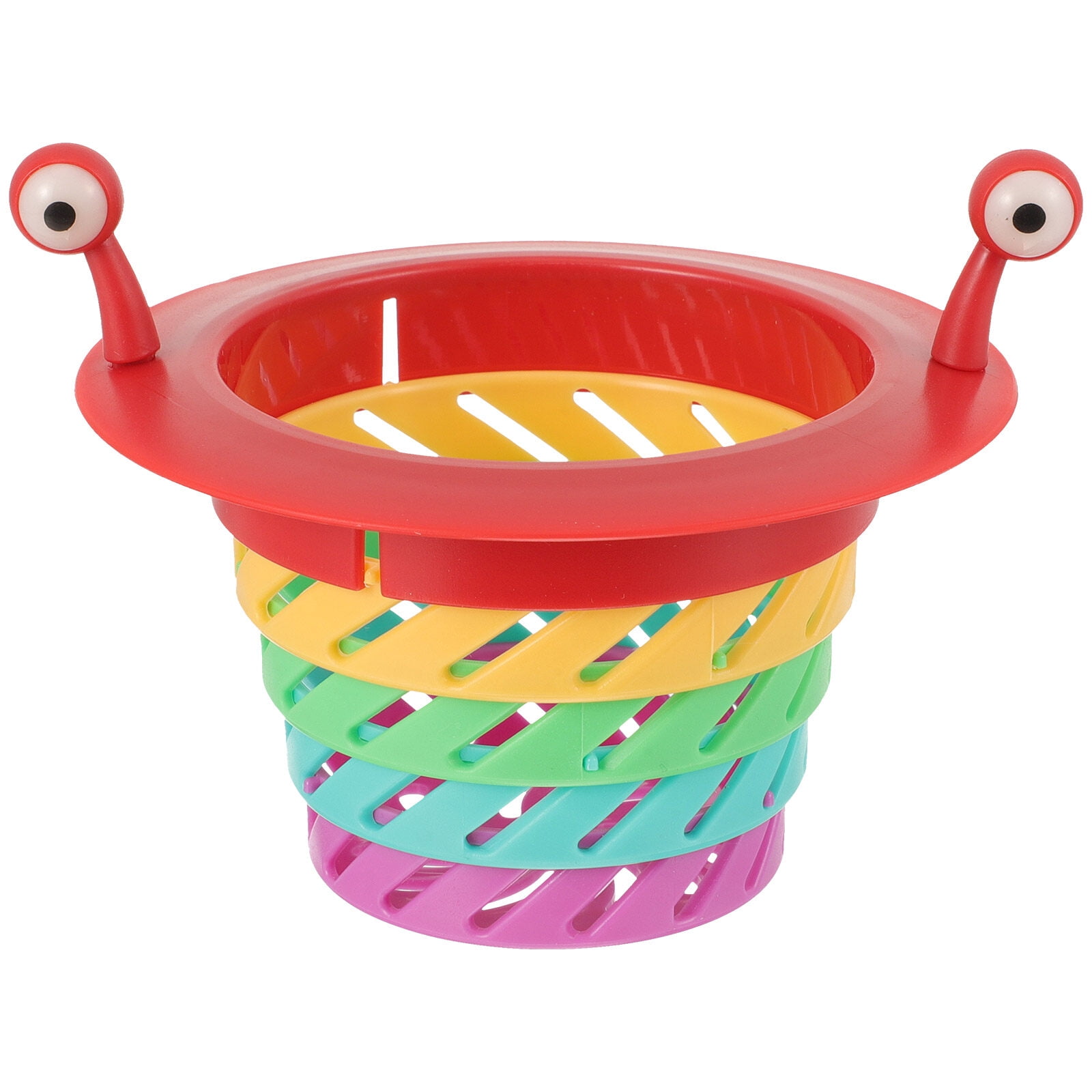 Kitchen Sink Strainer Rainbow Sink Strainer Basket Sink Food Catcher Plastic Drain Basket