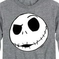 thumbnail image 3 of The Nightmare Before Christmas - Jack Face - Youth Long Sleeve Graphic T-Shirt, 3 of 5