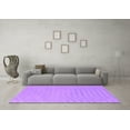thumbnail image 3 of Ahgly Company Indoor Round Abstract Purple Contemporary Area Rugs, 8' Round, 3 of 4