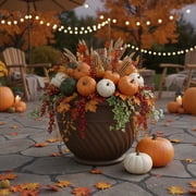 23 Mazzano Garden Planter, Rust – Durable Indoor & Outdoor Flower Pot