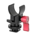 thumbnail image 2 of Almencla Hot Shoe Microphone Holder Easy Installation Compact Aluminum Alloy Mic Clip, 2 of 8
