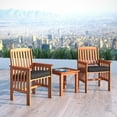 thumbnail image 1 of CorLiving Miramar Hardwood Outdoor Chair and Side Table Set, 1 of 7