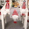 thumbnail image 2 of QUMENEY Table Runners Christmas Tablecloth Rectangular Table Cloth Grey Santa Gnome Table Runner Scarf for Xmas Holiday Home Party Table Decorations (Grey, 35×180 cm), 2 of 10