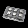 thumbnail image 4 of Toystoory Konesky 1 ud./6 uds./8 uds. Cubitos de hielo de acero inoxidable, piedras de enfriamiento reutilizables para vino de whisky, mantenga su bebida Kits de equipo de elaboración de vino No.2 Toystoory HA024613-02, 4 of 5