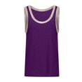 thumbnail image 7 of gakvbuo Plus Size Summer Tank Tops For Women 2023 Trendy Women Fashion Sexy Sleeveless Vest U-neck Printed Tops Tee Vest Blouse Tops, 7 of 7