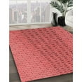 thumbnail image 2 of Ahgly Company Indoor Square Patterned Love Red Area Rugs, 5' Square, 2 of 6