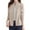 Khaki, variant on Ediodpoh Womens Cardigan Sweaters Knit Sweater Coat Short Zip up Semi High Neck Loose Fit Pure Color Soft Yarn Outerwear Khaki