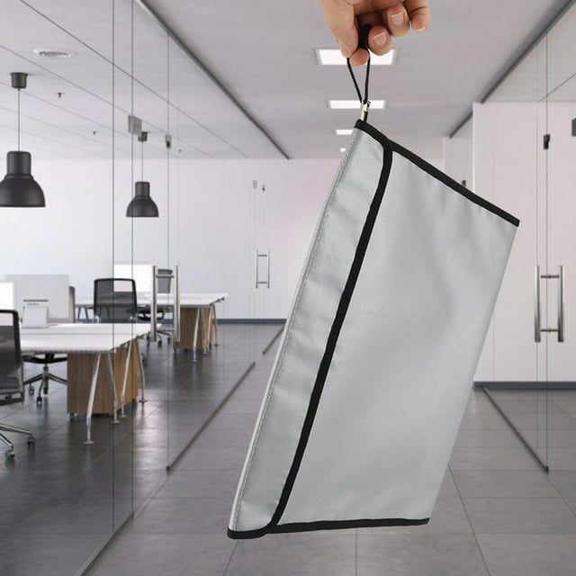 Sac Ignifuge Imperméable, Sac à Documents Ignifuge 38x28CM, Rangement Sûr pour la Maison