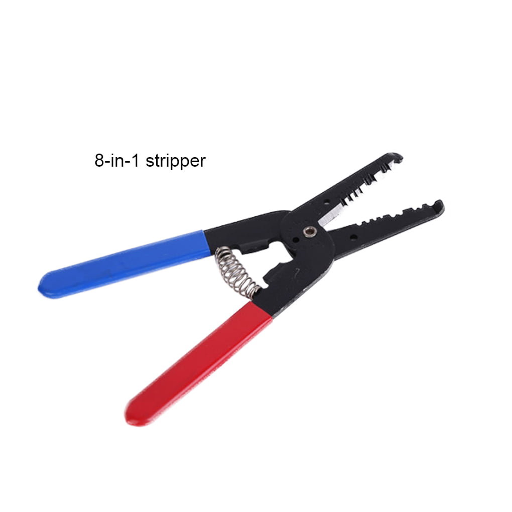 Heavy Duty Electric Cable Wire Stripper Cutter 8" 160mm Electrician Plier Tool 
