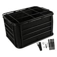 thumbnail image 2 of S SERENABLE Bike Rear Basket Container Bicycle Storage Basket for Shopping Travel Hiking 44cmx34cmx25cm, 2 of 9